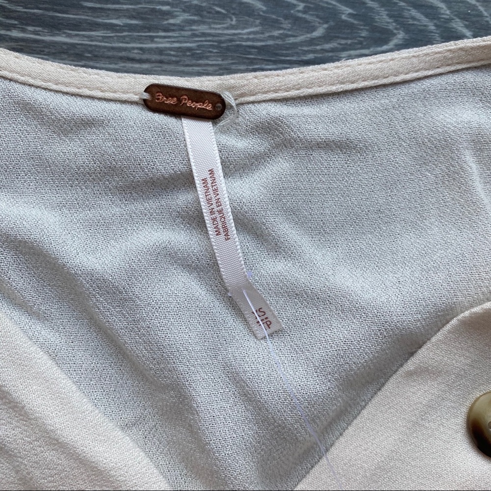 NWT Free People Get Together Tunic Ivory - Picture 4 of 4